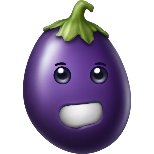 Wet eggplant  emoji
