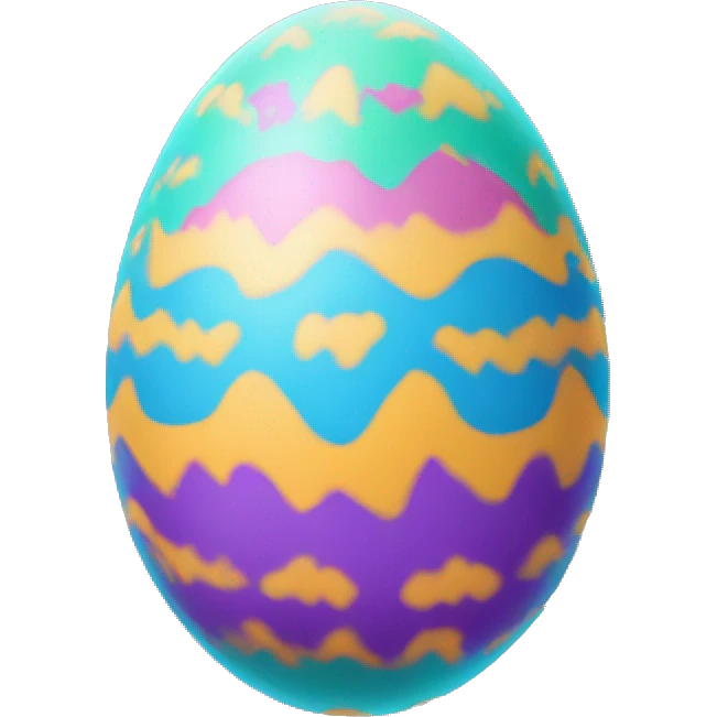 dyed easter egg emoji