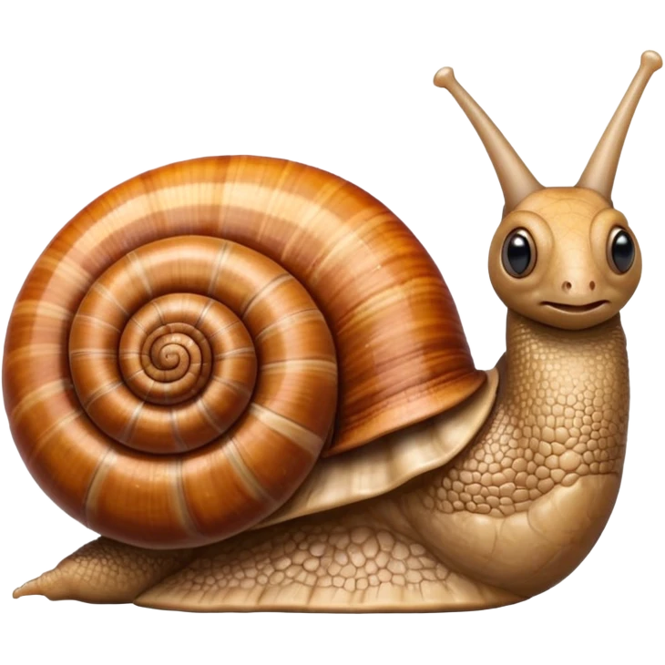 snail + anatomical heart emoji