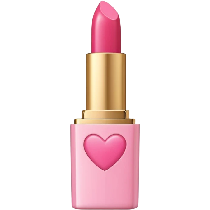 pinkheart lipstick emoji