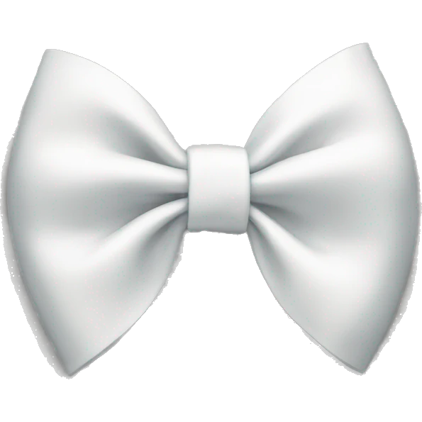 white bow emoji