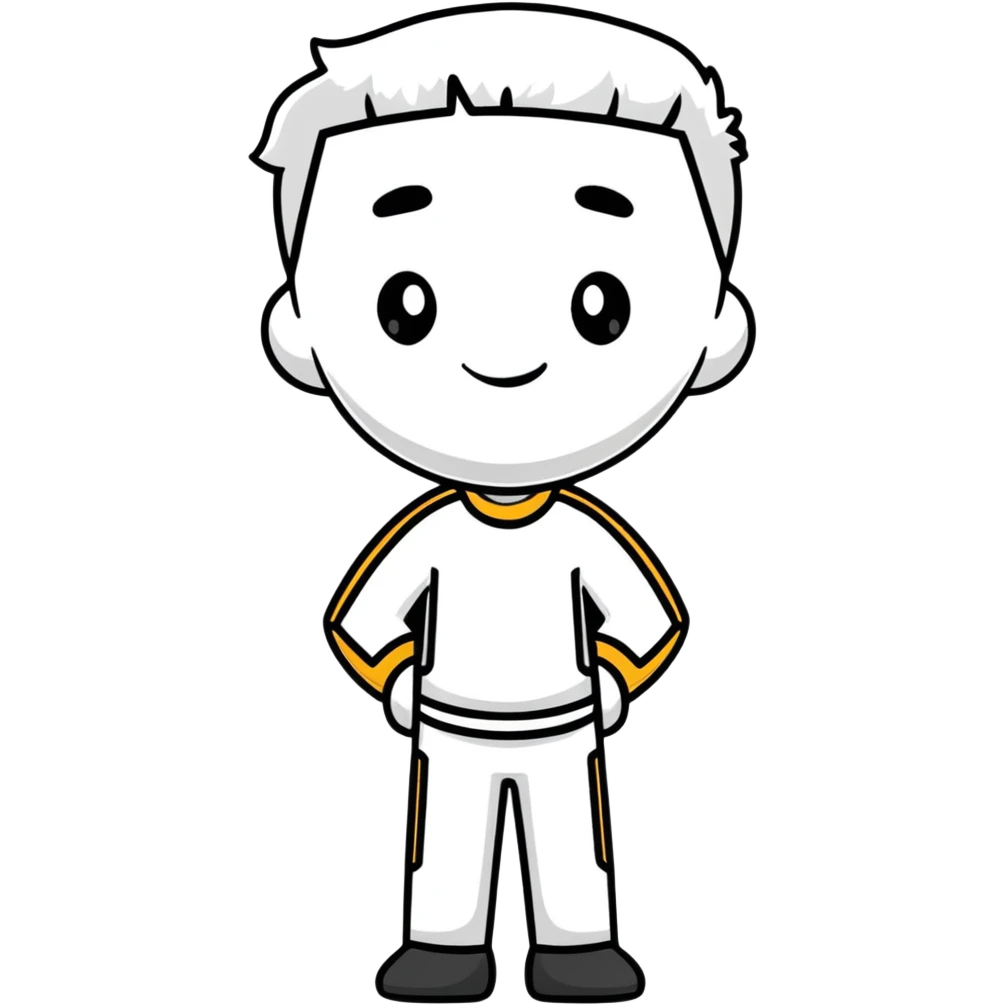 white man character emoji