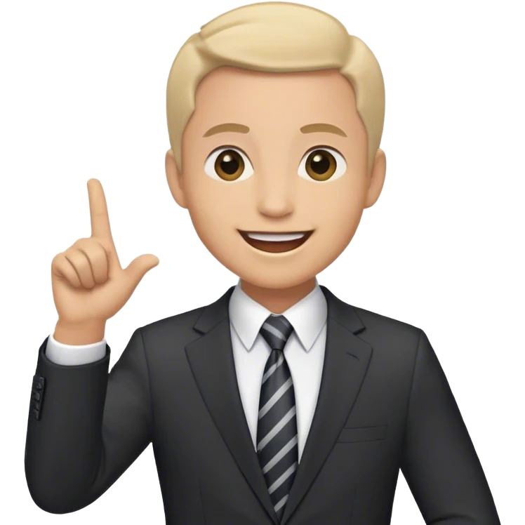 Politician speaking at a rally emoji