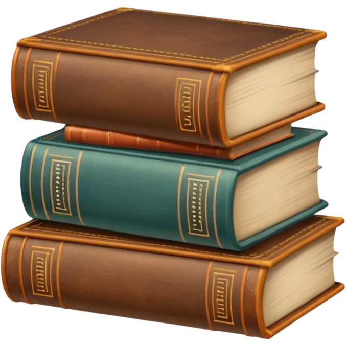 Old books atmosphere  emoji