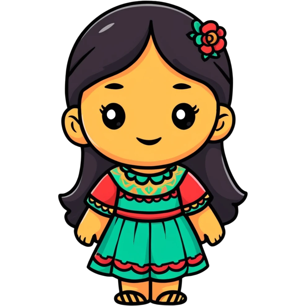 Mexican girl emoji