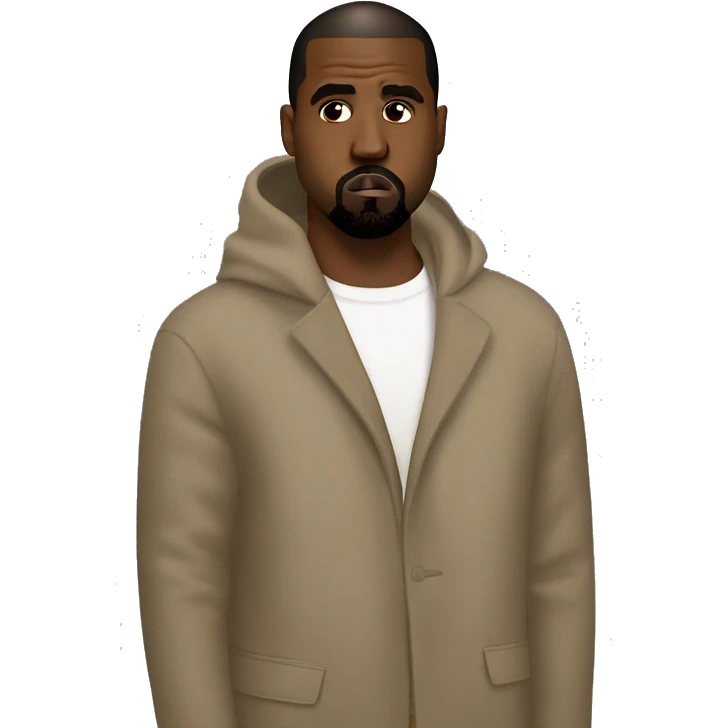 Kanye west bisou  emoji