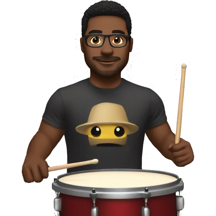 Me playing drums emoji