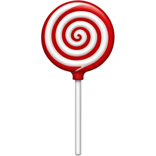 The Christmas lollipop emoji