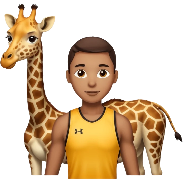 athlete player giraffe emoji