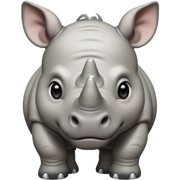 cute baby rhinoceros emoji
