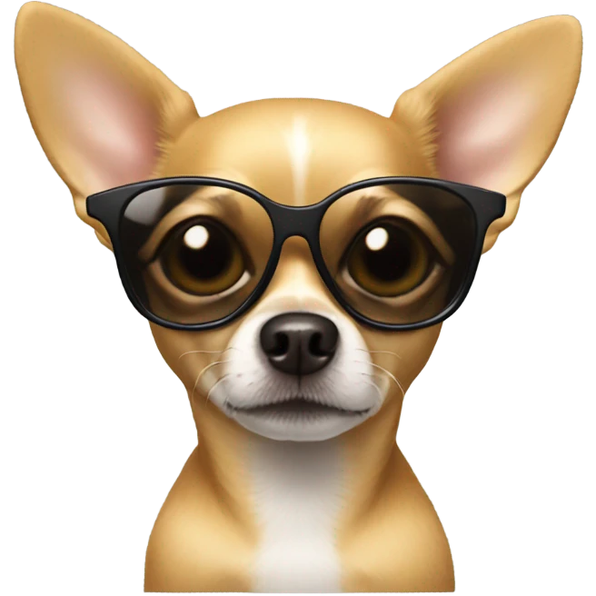 Chihuahua wearing shades  emoji