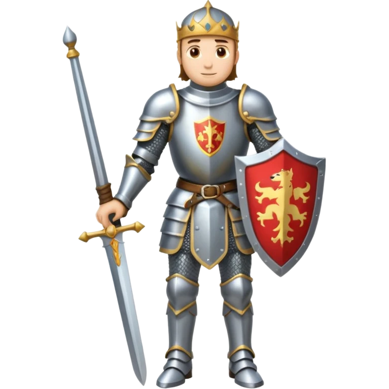 brave knight full body emoji