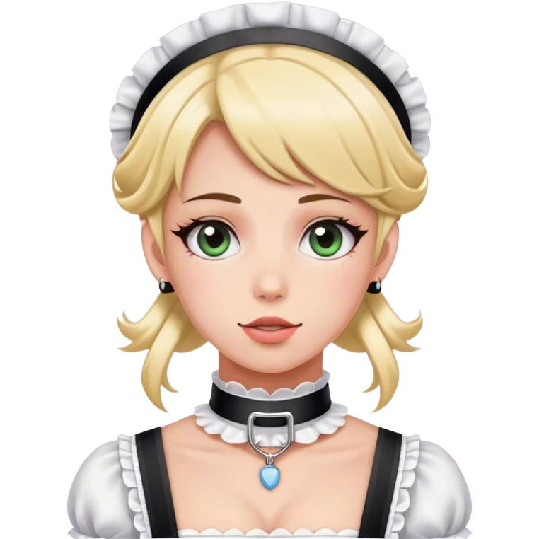 femboy maid with choker emoji