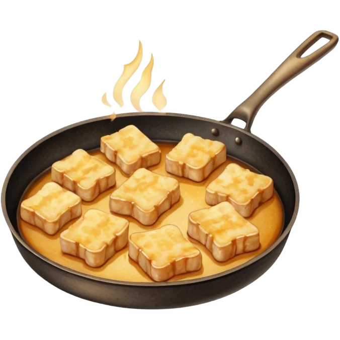 fried lard on pan emoji