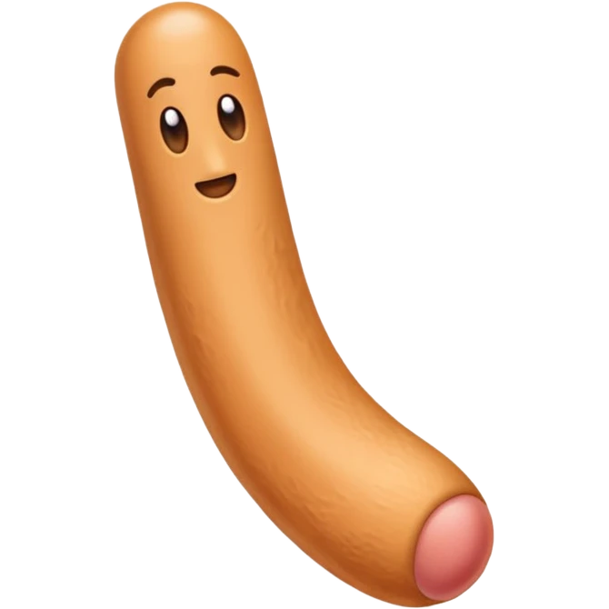 Very realistic human penis exactly like the real one emoji