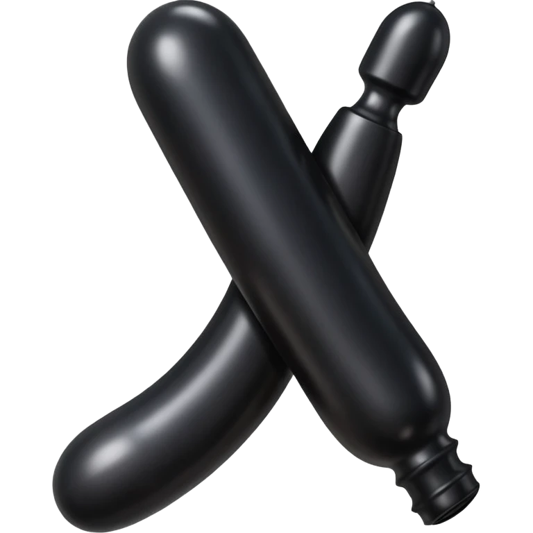 black oiled up penis emoji
