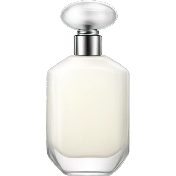 White glossy perfume emoji