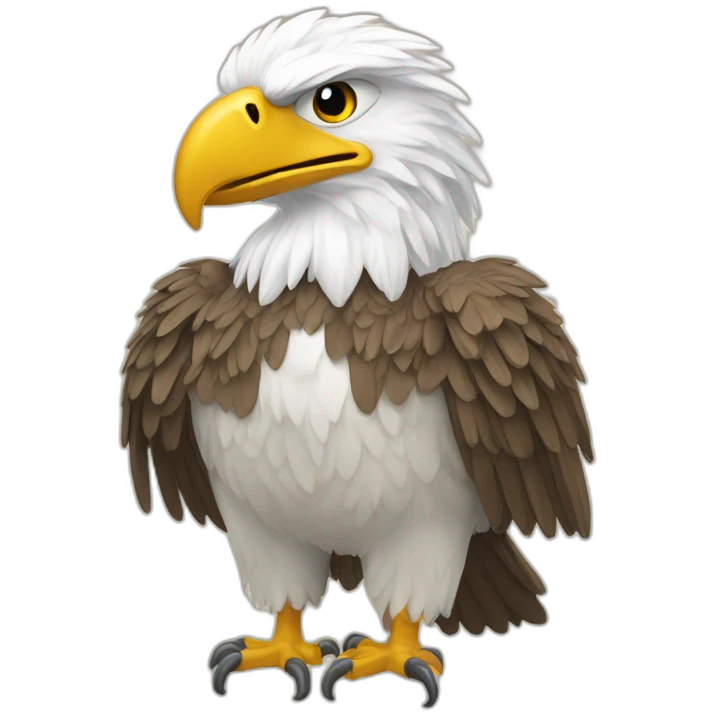 Aigle de la serbie emoji