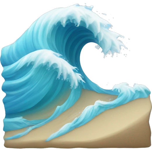 Wave of water emoji