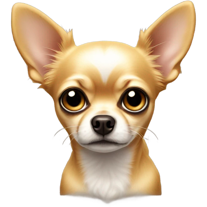 sad chihuahua pouting emoji