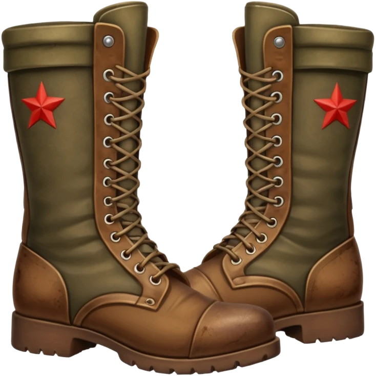 солдатские сапоги  emoji