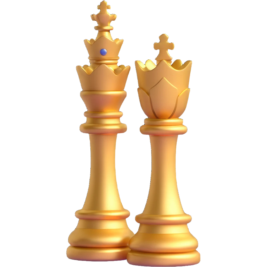 golden knight chess piece emoji