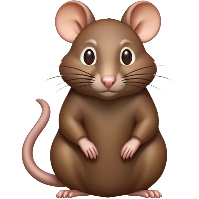 Cinematic Noble Brown Rat Portrait Emoji, Poised and alert, with a sleek, agile build and a smooth, well-groomed coat of warm brown fur, beady, determined eyes, Simplified yet sharp and sophisticated features, highly detailed, glowing with a soft, dignified glow, high shine, intelligent and resourceful, stylized with an air of urban savvy, focused and attentive, soft glowing outline, capturing the essence of a watchful and confident rat that feels as though it could scurry out of the screen with effortless authority! emoji