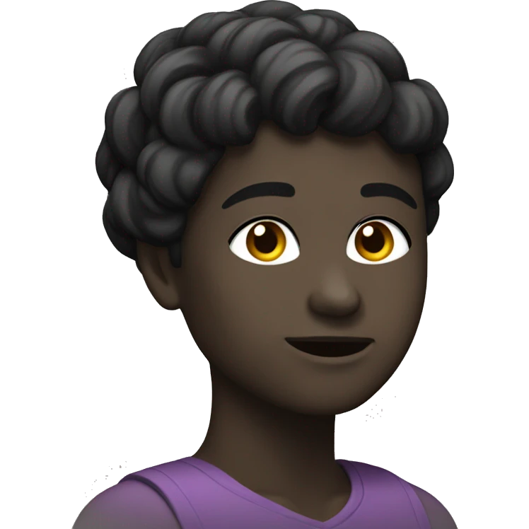 Ceresa de color negro emoji