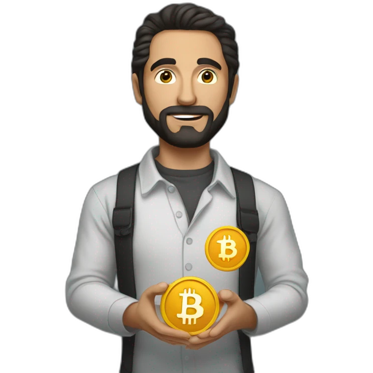 kemal soydere holding bitcoin emoji