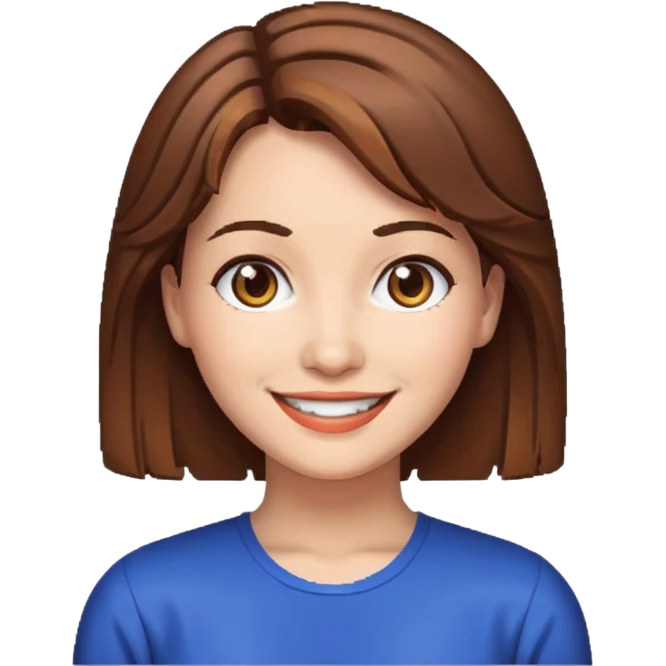 Woman Head pixel art in 8bits emoji