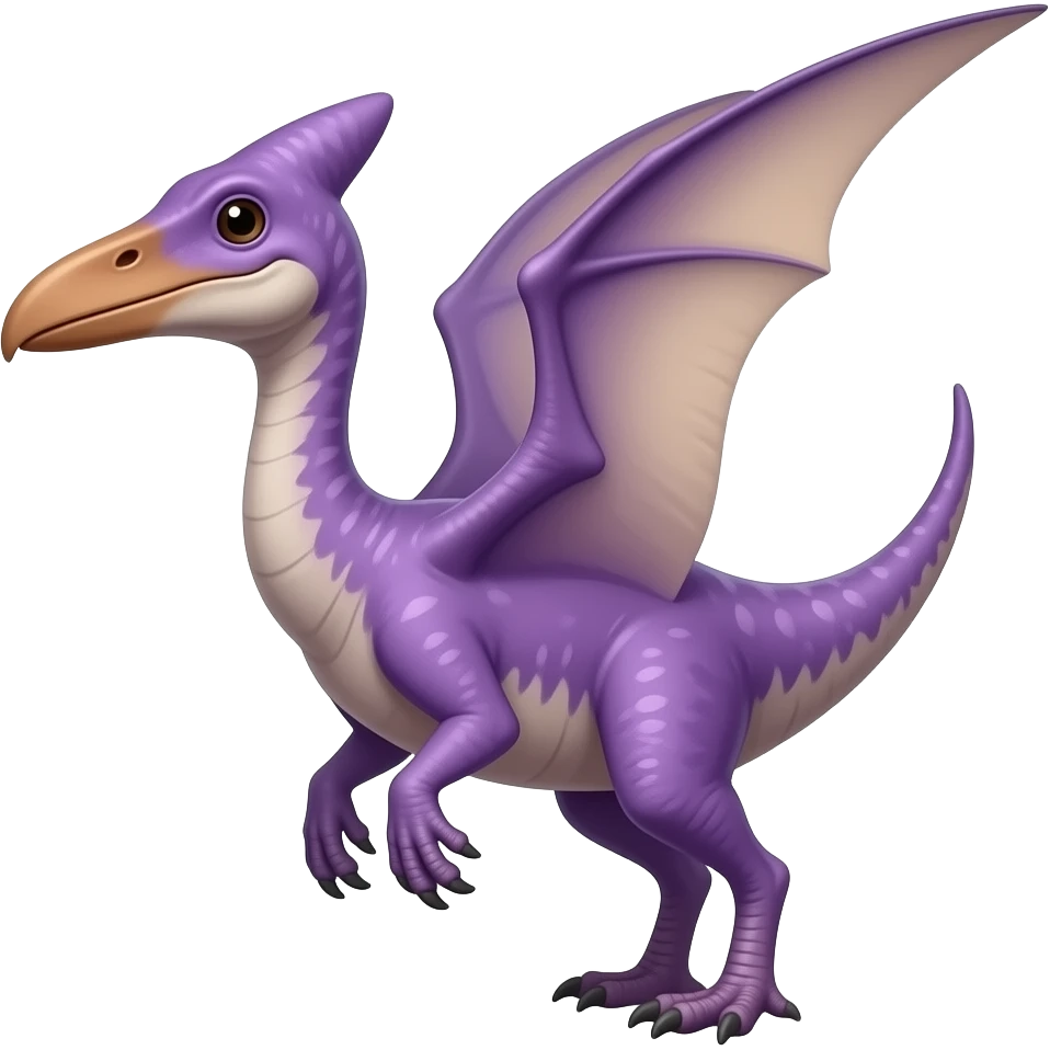 I won't oregnal purpule Pteranodon  emoji 2018 1.30 unicode ios emoji