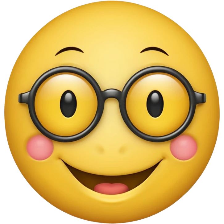 a smilie with four eyes emoji