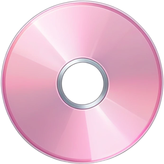 light pink cd disk emoji