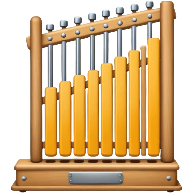 wooden glockenspiel instrument emoji