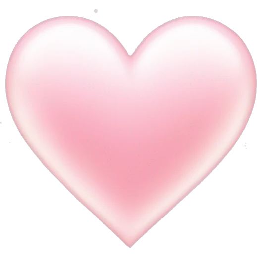 Light pink heart with sparkles  emoji