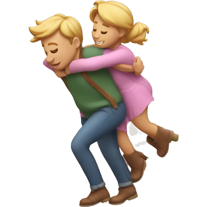 piggy back couple emoji
