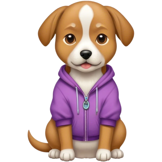 Perro con ropa  emoji