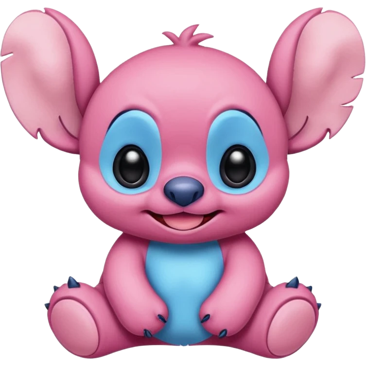 Stitch in  rosa emoji