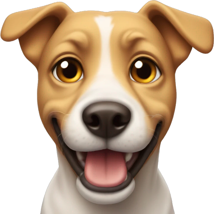 devious dog smirking emoji