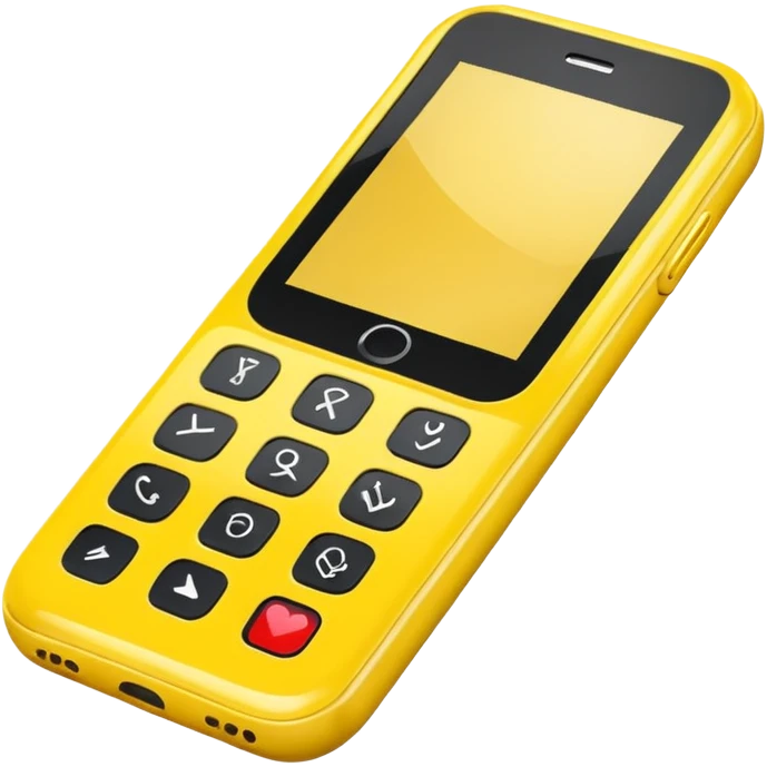 sarı cep telefonu emoji
