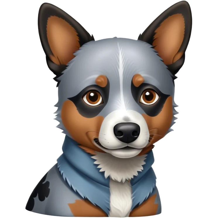 Blue heeler dog emoji