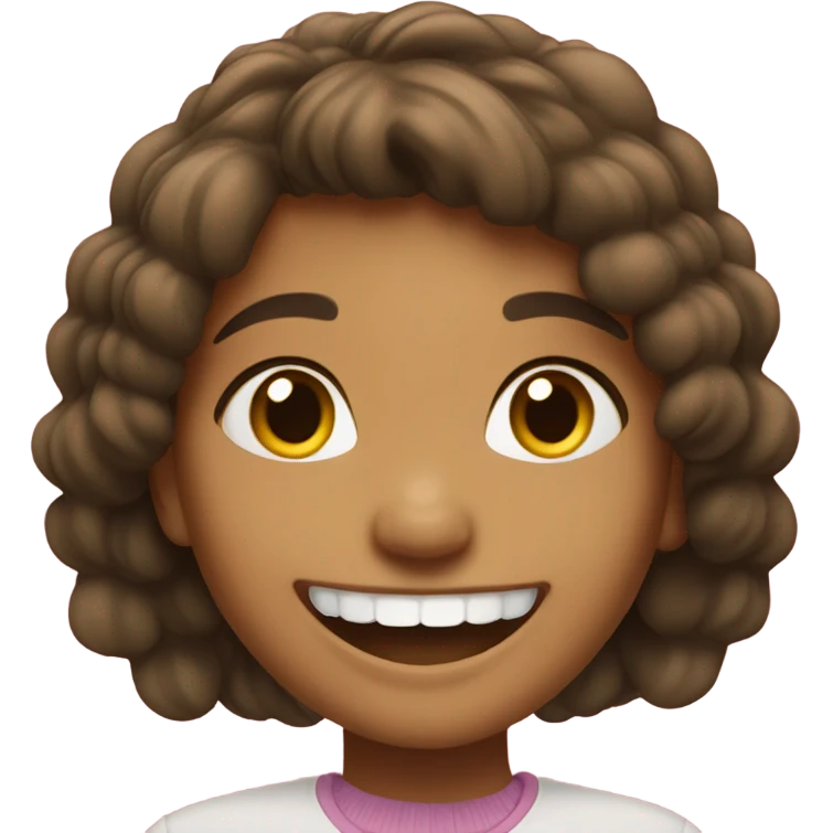 Girl smile emoji