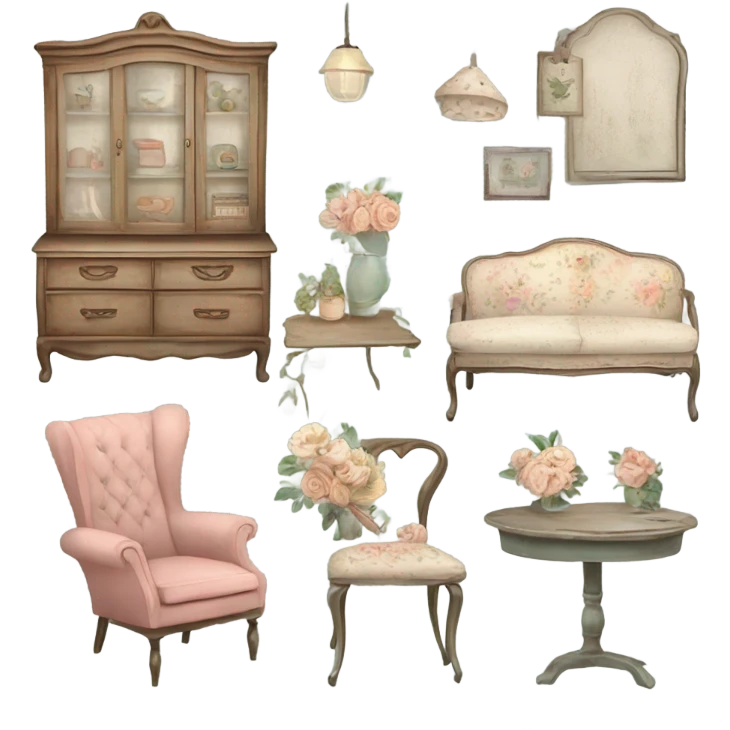 Shabby chic emoji