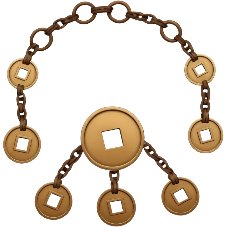 china coin string emoji