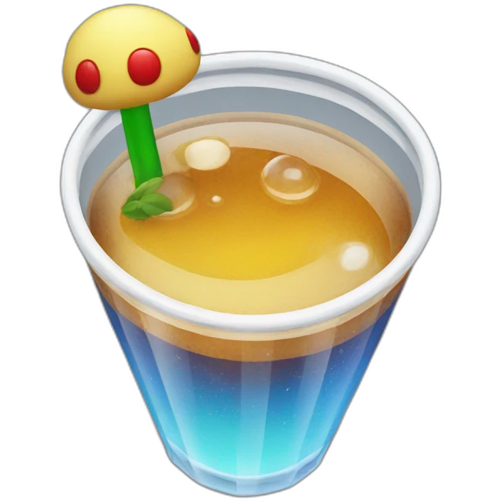 Mario drink emoji