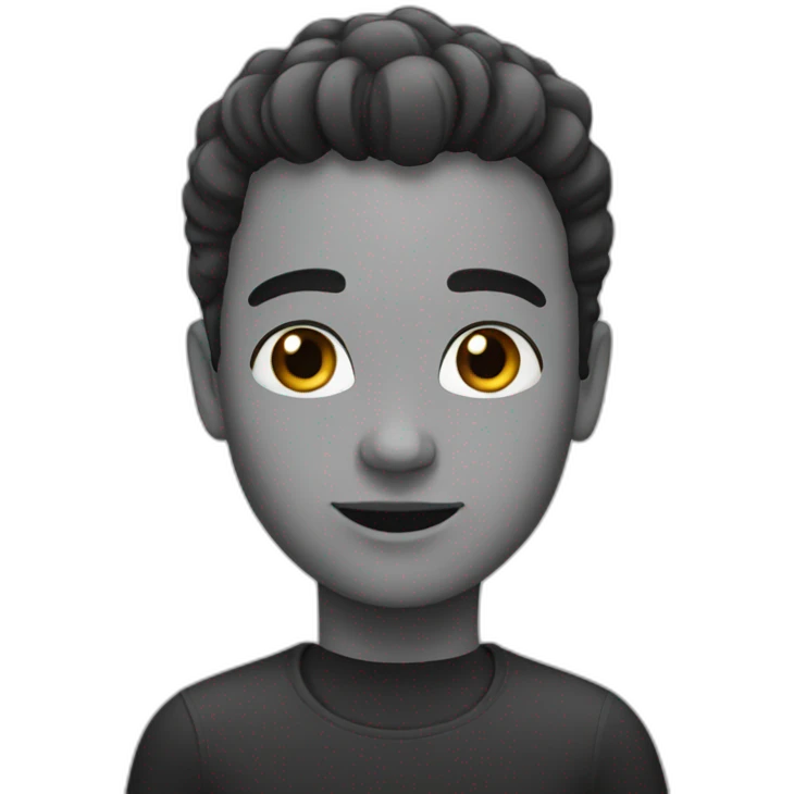 black white emoji