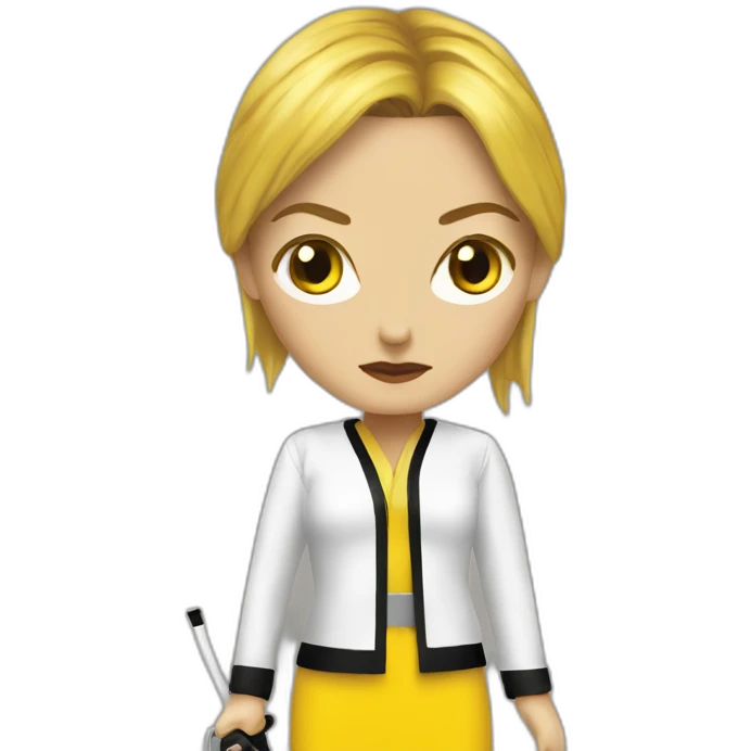 uma thurman, kill bill emoji
