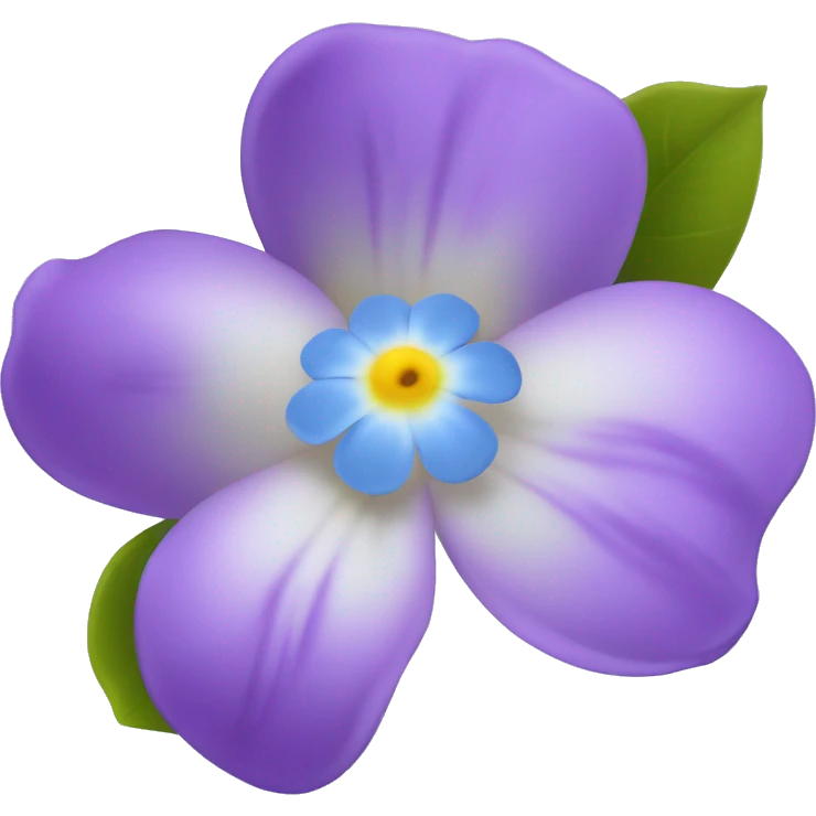 forget me not flower violet 5 petals armenian genocide emoji