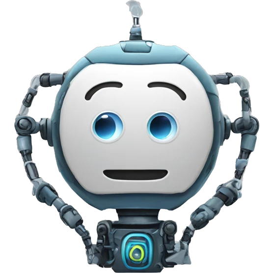 Create a emoji of bot with technology mindz logo emoji