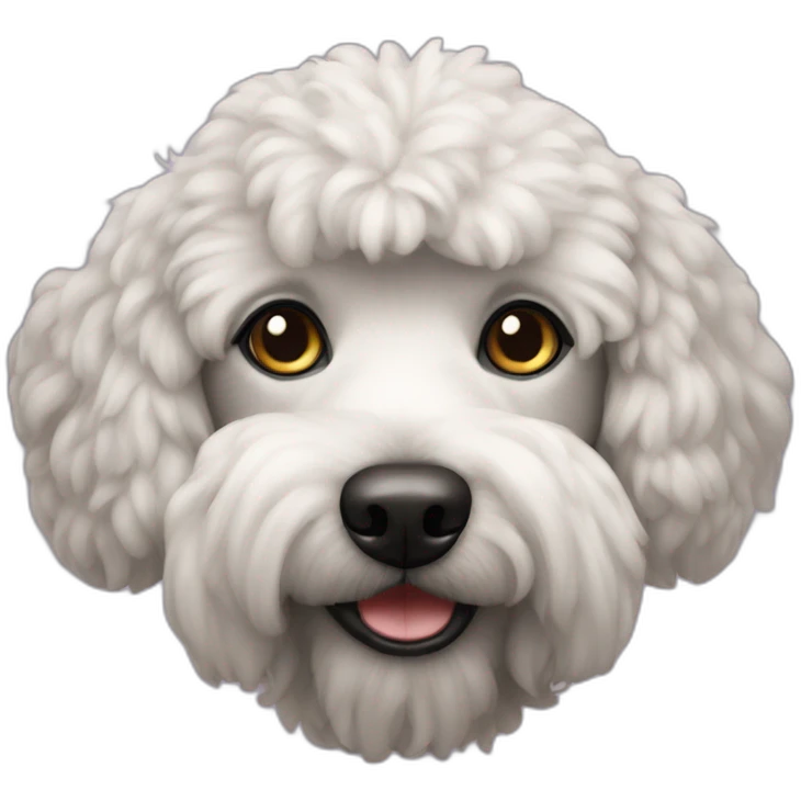 caniche royal noir emoji